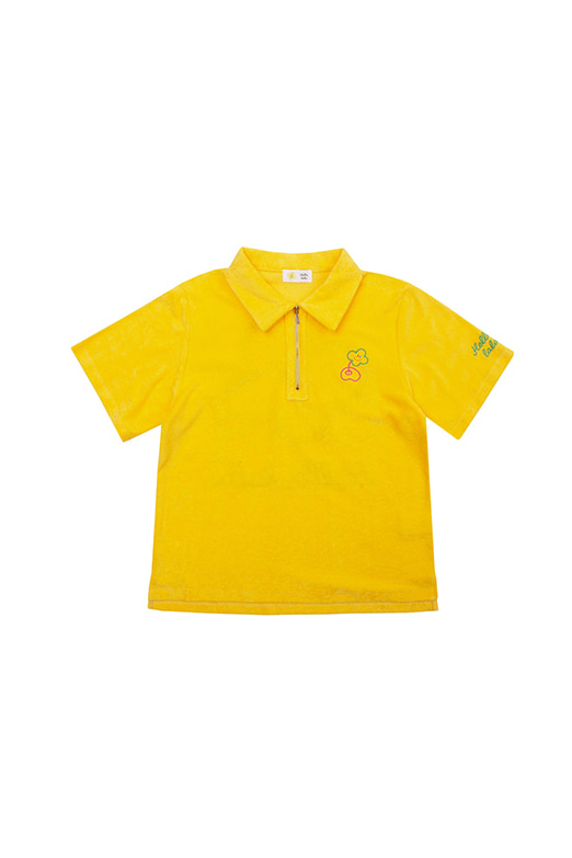 Hello LaLa Terry T-shirts [Yellow]