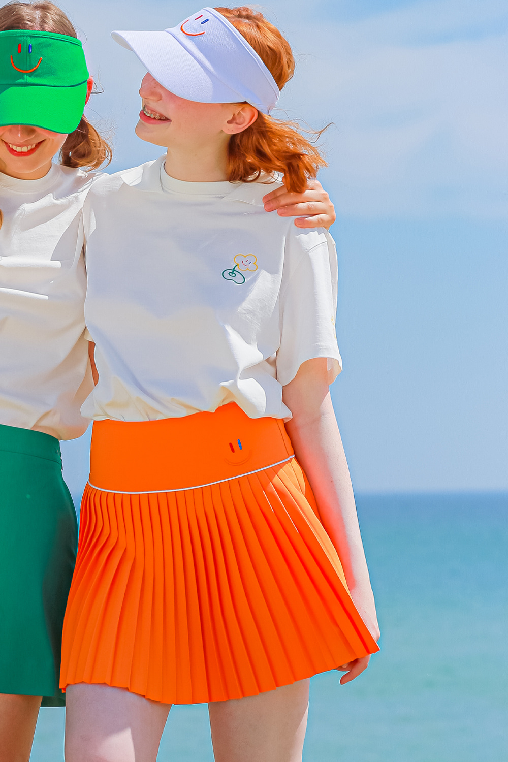 LaLa Pleats Skirt [Orange]