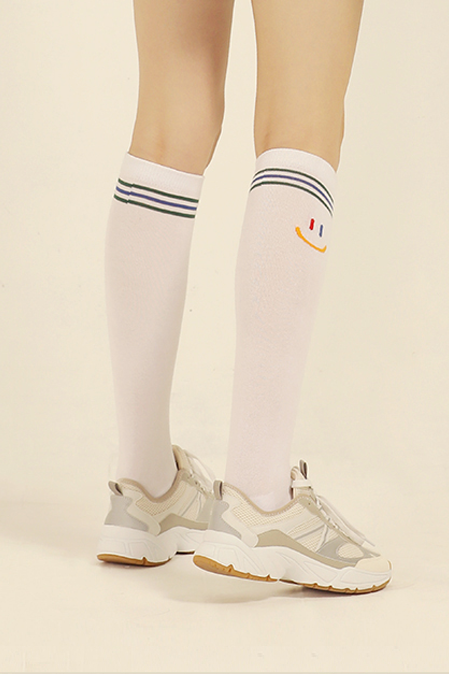 LaLa Knee Socks [white]