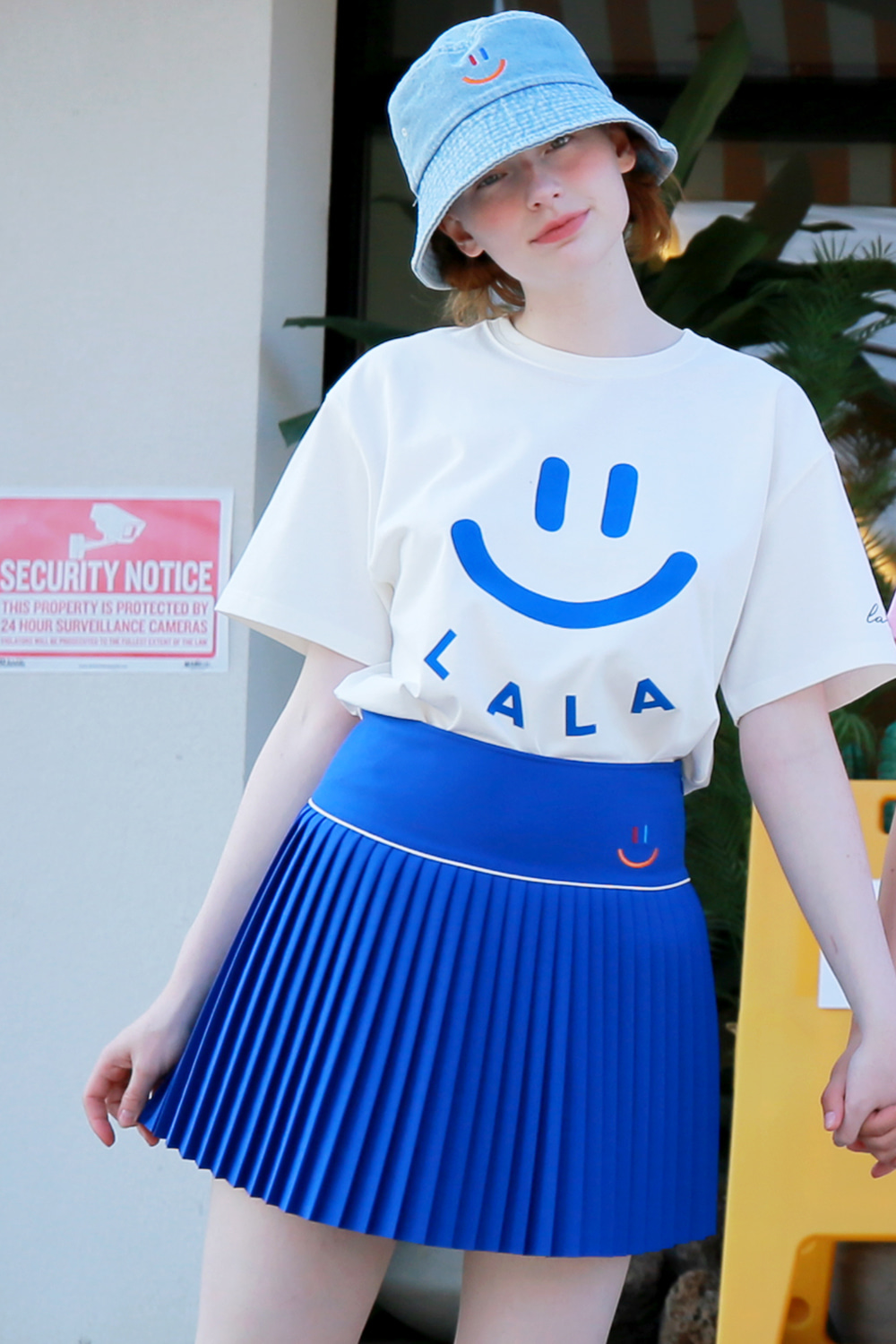 LaLa Pleats Skirt [Blue]