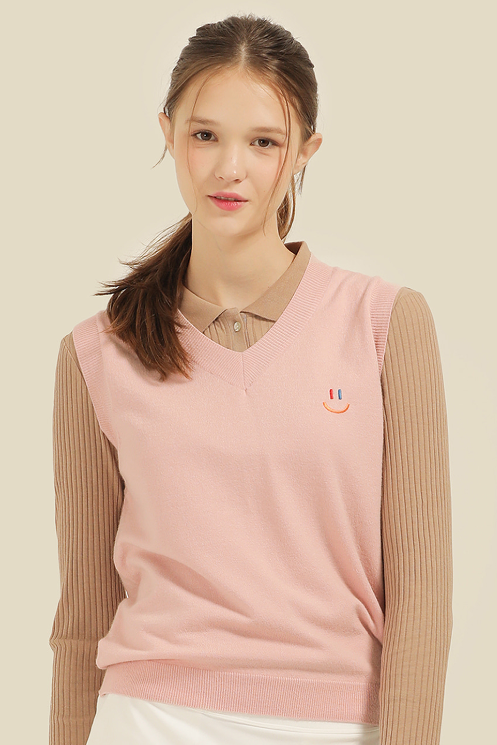 LaLa Knit Vest [Pink]